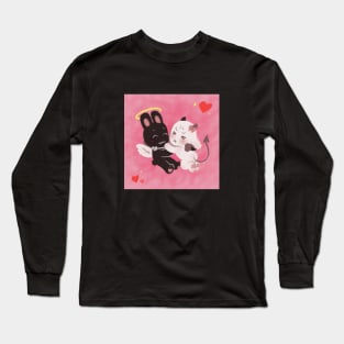 Devil angel bunnies Long Sleeve T-Shirt